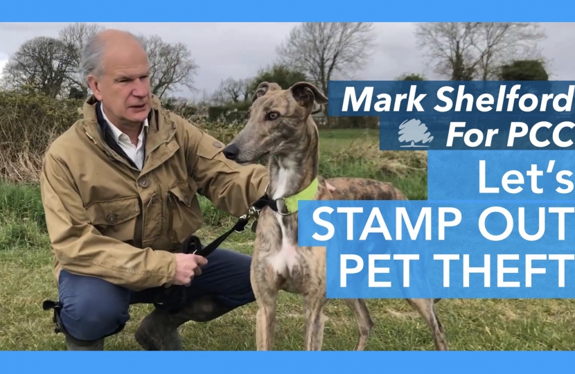 Mark on stamping out pet theft