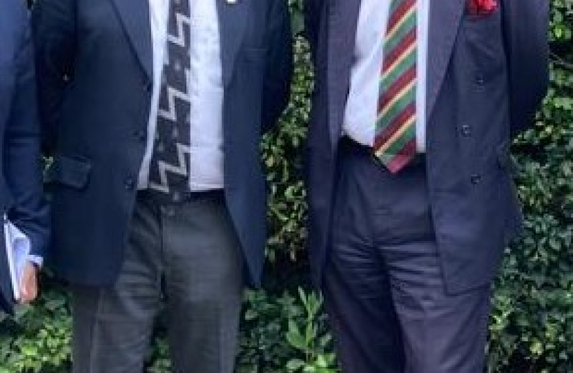 Mark Shelford and Jack Lopresti MP for Filton and Bradley Stoke